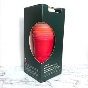 NWT Starbucks 16 Oz Reusable Holiday Hot Cups - Limited Edition